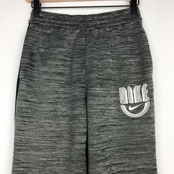 Nike Dri fit Boys Black & Gray Sweatpants - Picture 2 of 6
